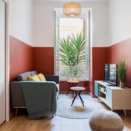 Lägenhet Cosy And Trendy 3 Bedrooms Train Tramway Nice